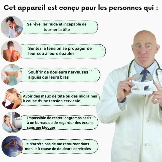 CerviZen Plus® - Stimulateur Musculaire Électrique 2.0